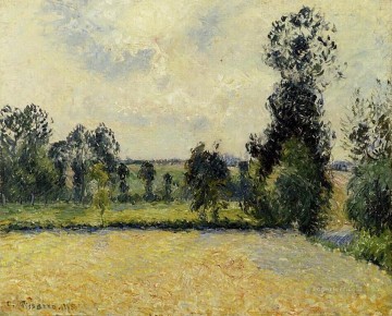 カミーユ・ピサロ Painting - 1885 年時代のオート麦畑 カミーユ ピサロ